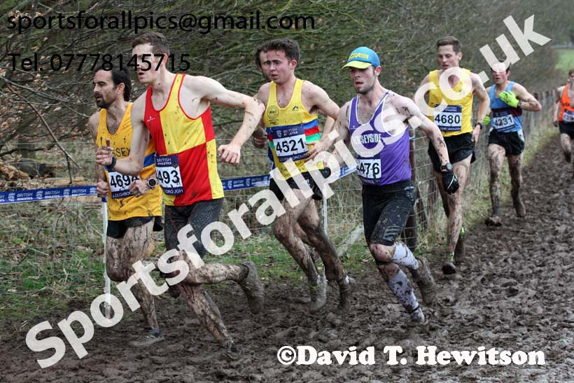 Senior mens 2018 British Inter Counties Cross Country Champs., Prestwold Hall, Loughborough. Photo: David T. Hewitson/Sports for All Pics